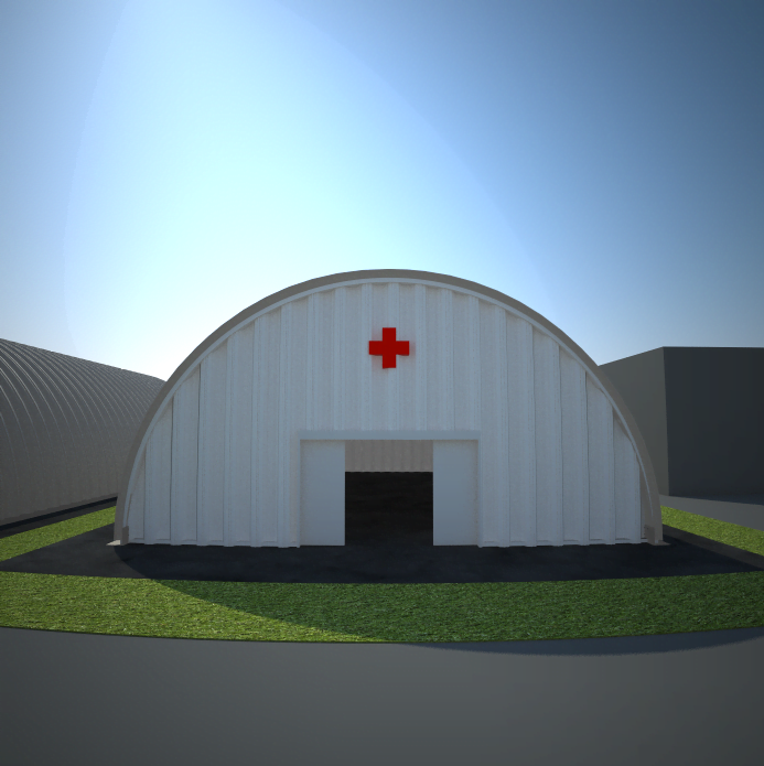 Infraestructura sanitaria provisional durante COVID-19