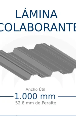 Lámina Colaborante en acero Galvanizado